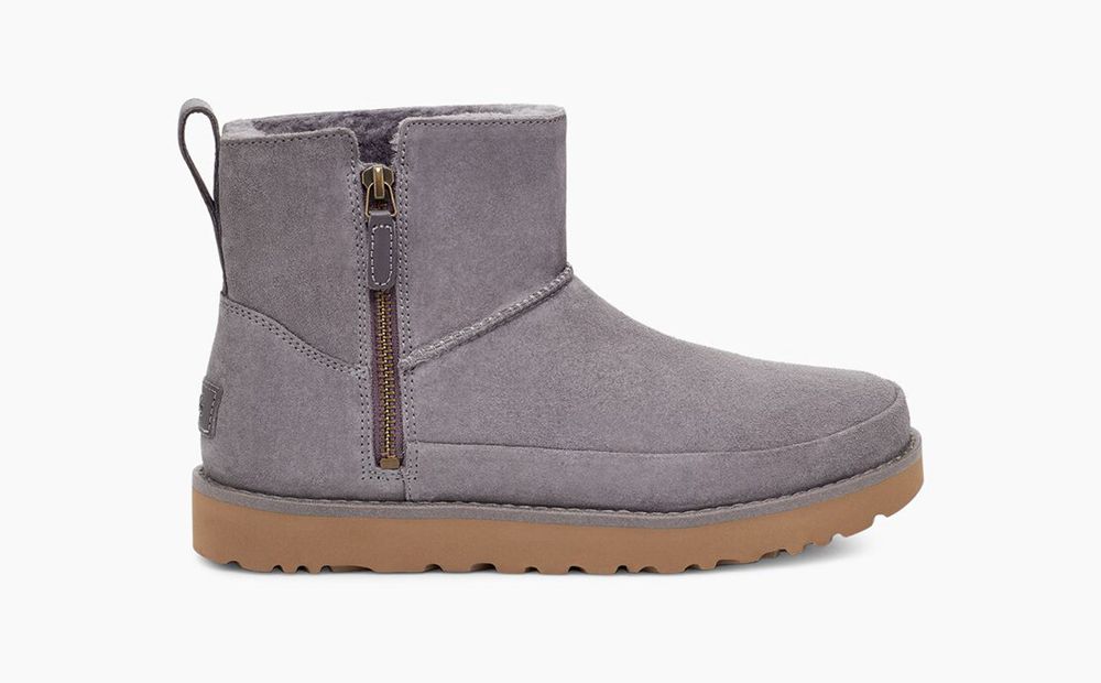 Ugg Mini Boots Canada - Ugg Women's Classic Zip Mini Grey